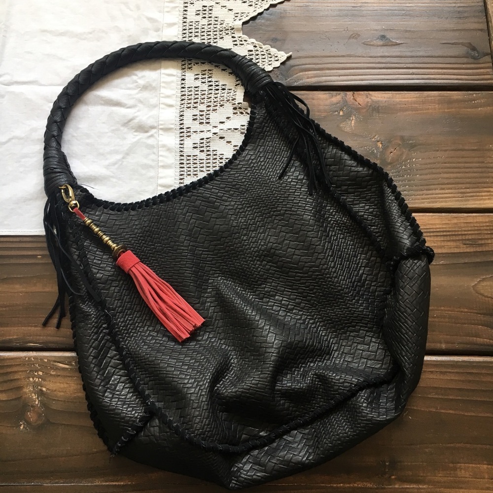DV by Dolce Vita Hobo Vegan Leather Black Bag